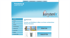 Desktop Screenshot of fensterix.at